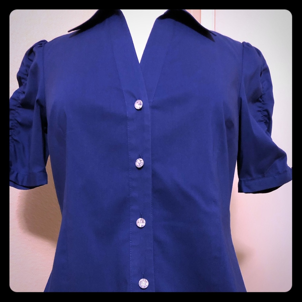 INC Royal Blue Blouse.